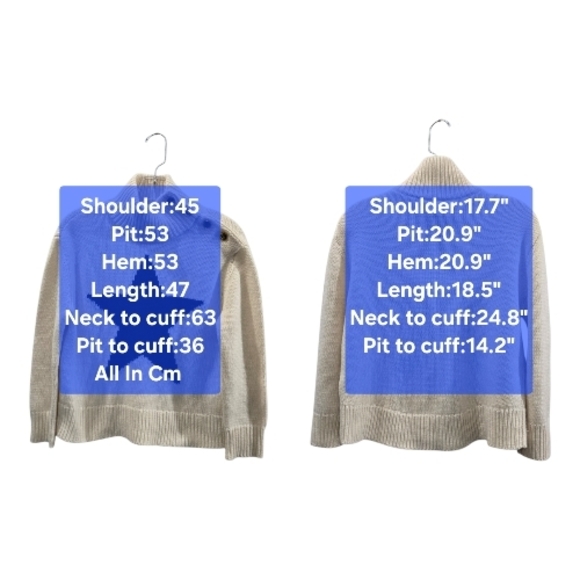 Kate Spade Broome St. Star Intarsia Mock Neck Sweater - Gold Buttons Size XS - Picture 2 of 9